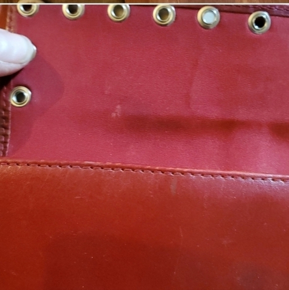 Lauren Ralph Lauren leather wallet claret l‎ - Picture 4 of 10